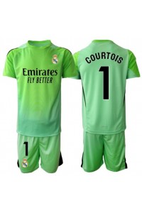 Real Madrid Thibaut Courtois #1 Doelman Babytruitje Uit tenue Kind 2025-26 Korte Mouw (+ Korte broeken)